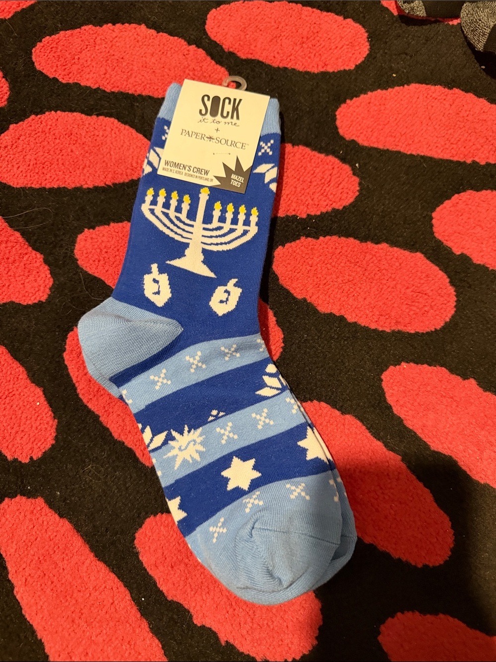 Women’s Sock it to me Hanukkah Crew socks